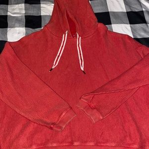 Aerie ribbed hoodie